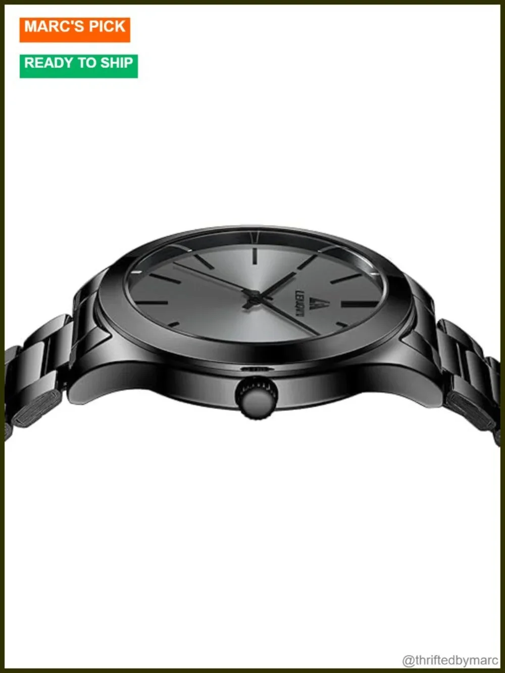 Waterproof Stainless Steel Watch Analog Quartz Fashion Business Designer